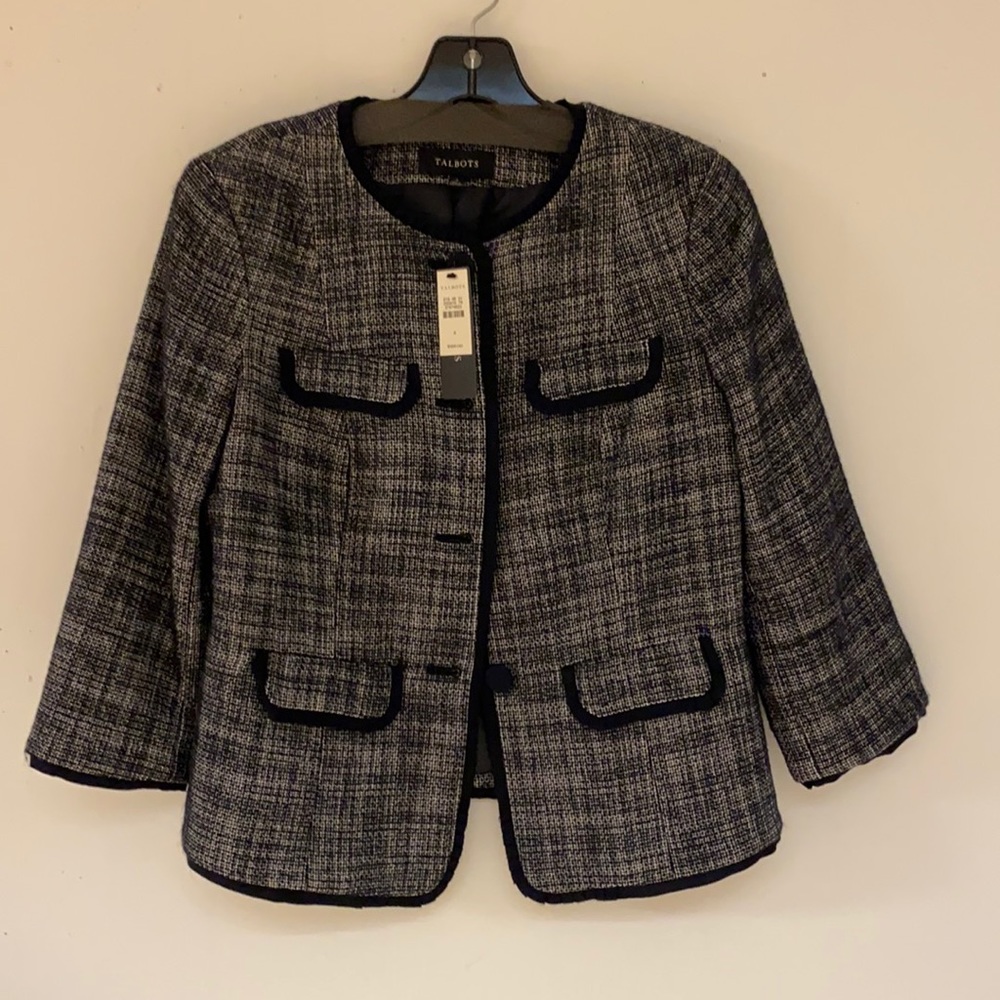 Talbots Womens Navy Blazer